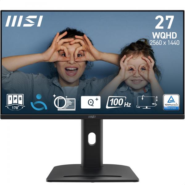 Msi Monitor 27 Led Ips 16:9 Wqhd 1ms 100hz 300 Cdm, Pivot, Dp/hdmi, Multimediale - Image 2