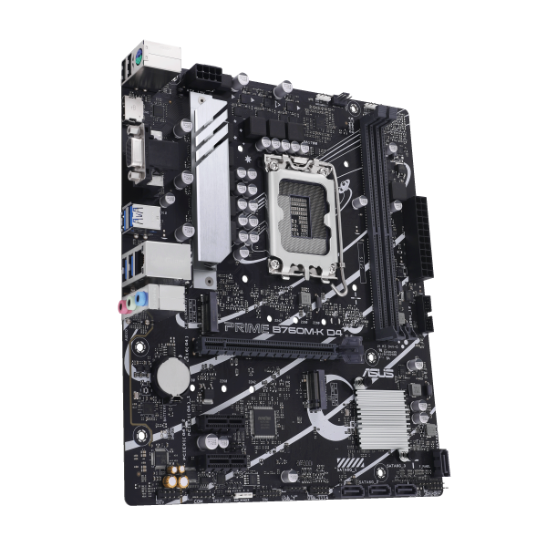 Asus Mb B760, Lga 1700,  Prime B760M-K D4, 90mb1ds0-M0eay0