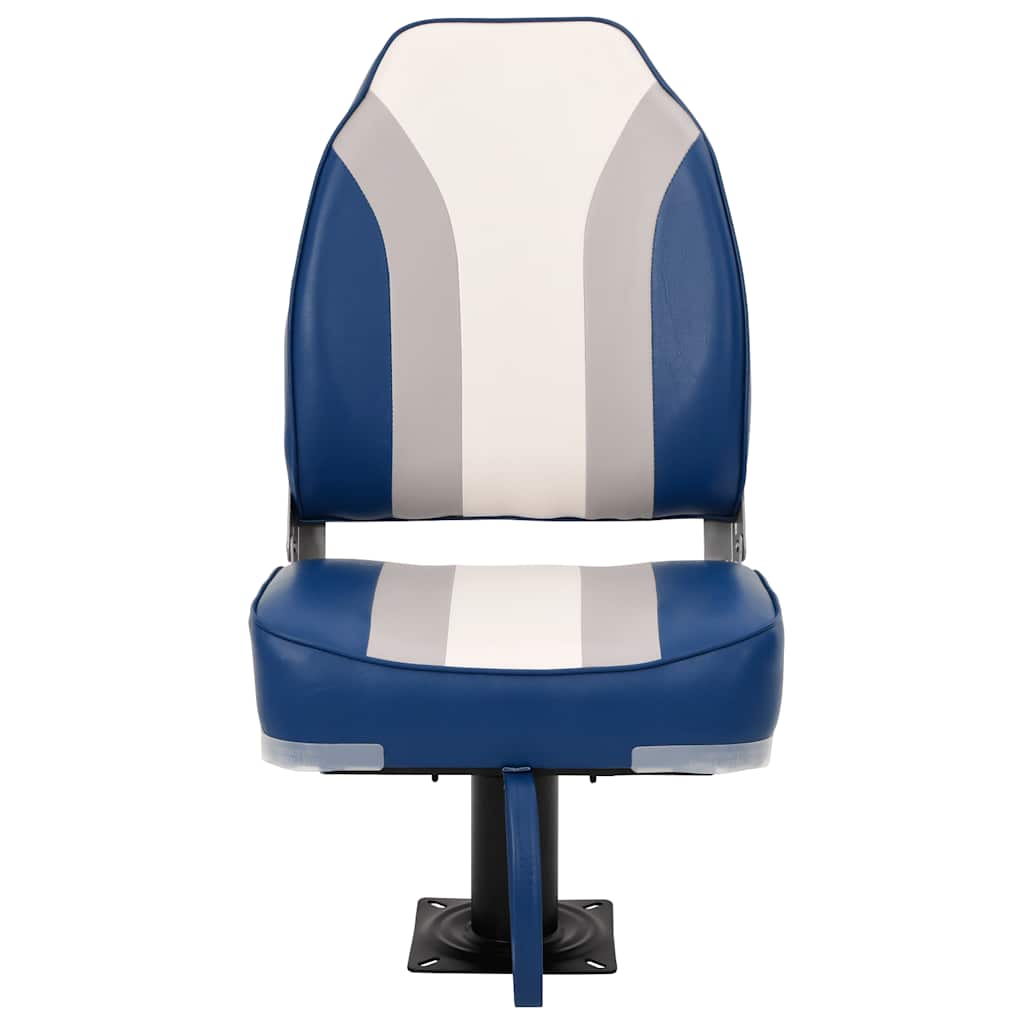 Set Sedile Da Barca Pieghevole 4 Pz Con Schienale Alto