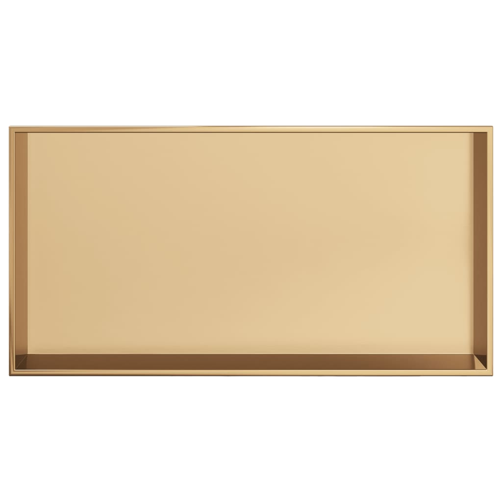 Nicchia Per Doccia Oro Spazzolato 62x32x9cm In Acciaio Inox - Image 5