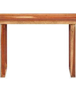 Tavolo Da Pranzo 110x50x76 Cm Legno Massello Di Acacia