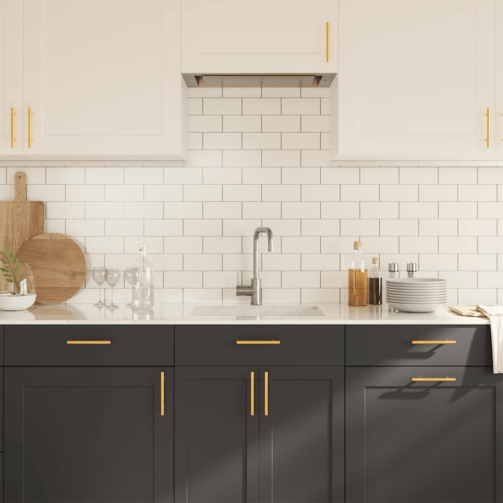 Maniglie Per Mobili 10pz Oro 96mm In Acciaio Inox - Image 3