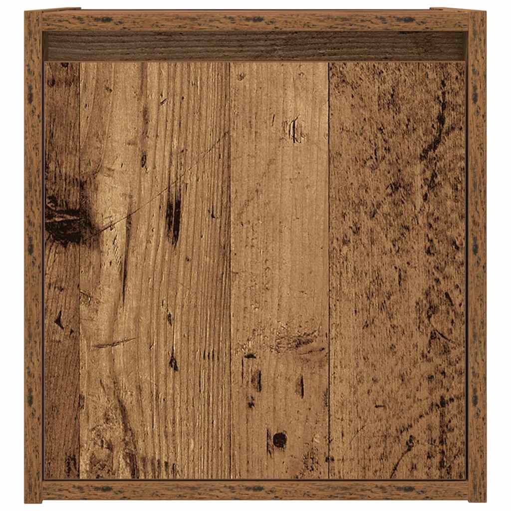 Comodino A Muro Legno Antico 38x34x40 cm - Image 5