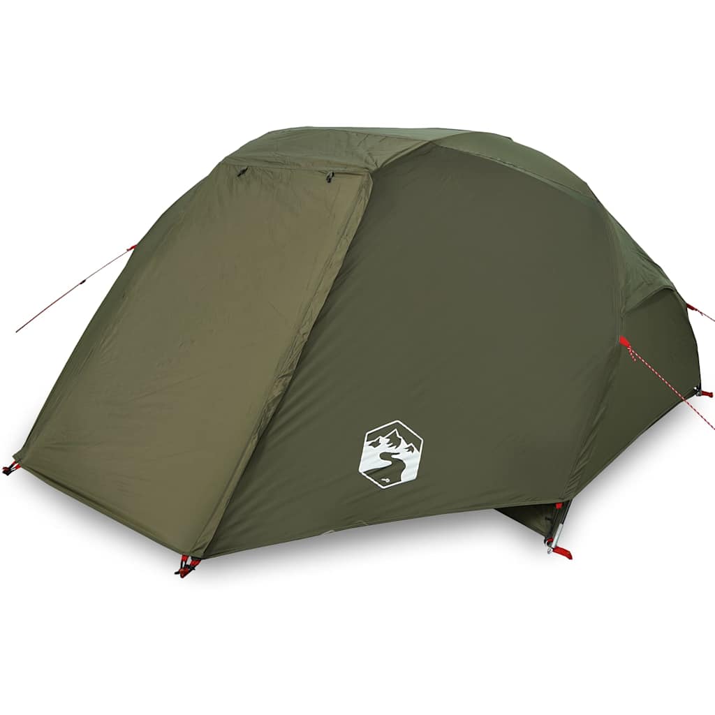 Tenda Da Pesca Per 5 Persone Verde Oliva Impermeabile - Image 3