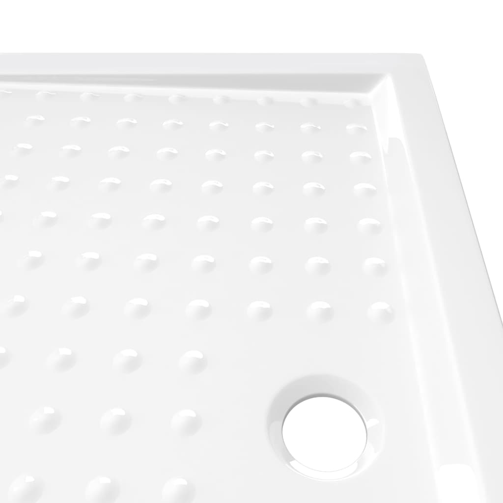 Piatto Doccia Con Superficie Puntinata Bianco 70x100x4cm In Abs - Image 5