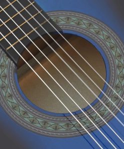 Chitarra Classica Per Principianti E Bambini Blu 1/2 34"
