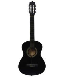 Chitarra Classica Principianti E Bambini Custodia Nera 1/2 34"