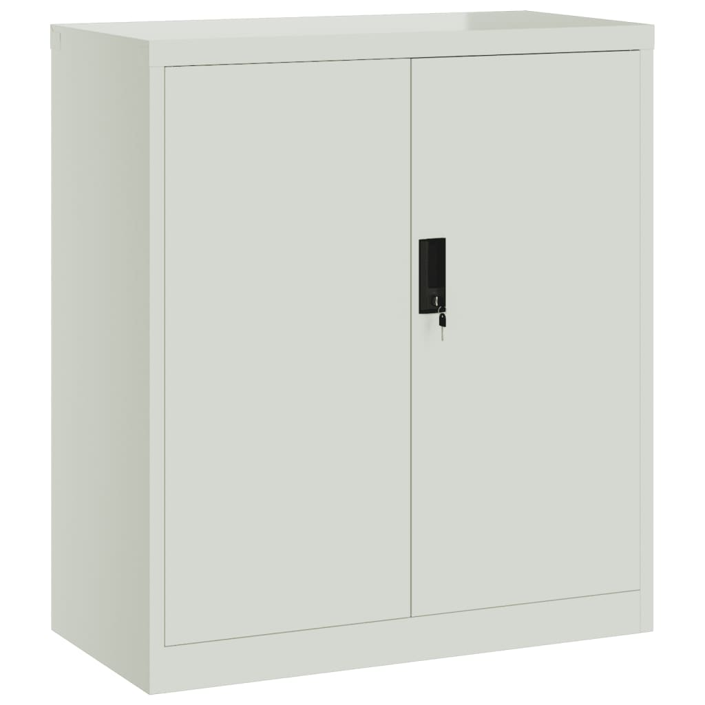 Armadio Classificatore Grigio Chiaro 79x40x90 Cm In Acciaio - Image 3