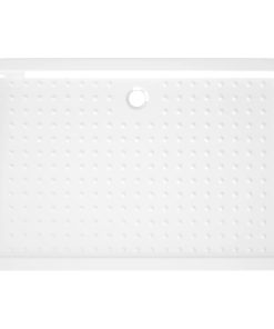 Piatto Doccia Con Superficie Puntinata Bianco 80x120x4cm Abs