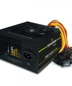 Tecnoware Alimentatore Atx Free Silent 550 W, Ventola 120mm, 2xsata, 1x24 Poli, 1x12 V, 4+4 Poli, 2xmolex, 1xfloppy, Single Box