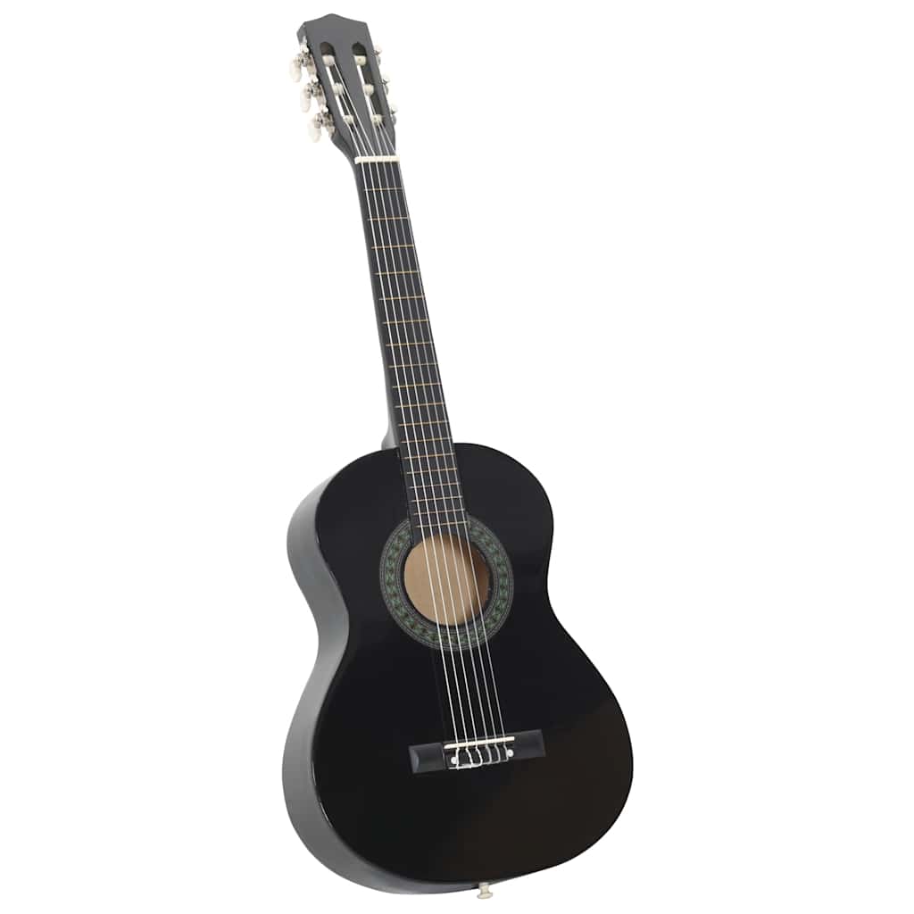 Chitarra Classica Per Principianti E Bambini Nera 1/2 34"