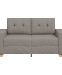 Divano Divanetto Tortora 120 Cm In Tessuto