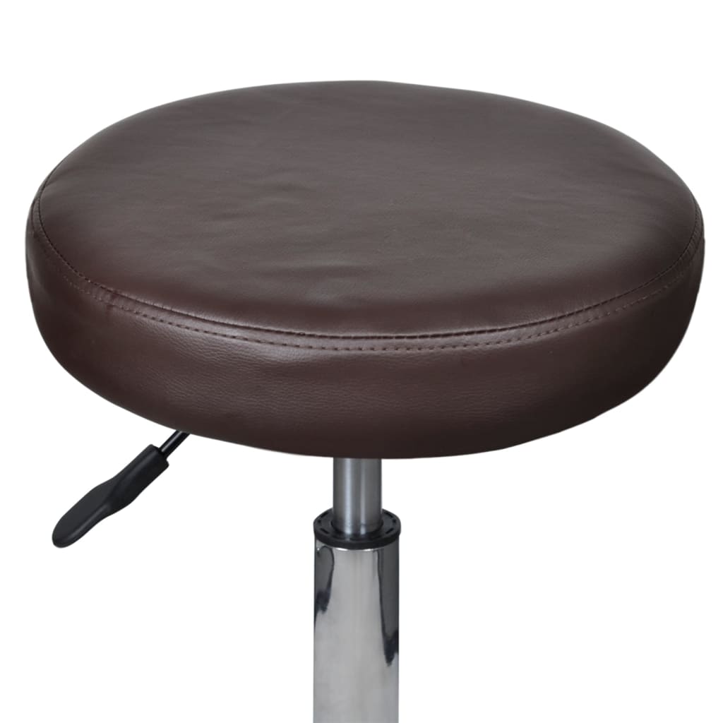 Sgabello Da Ufficio Marrone - Image 2