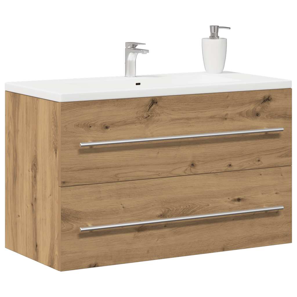 Mobile Lavabo Bagno Artigianale 80x38,5x48 Cm Legno Multistrato - Image 4