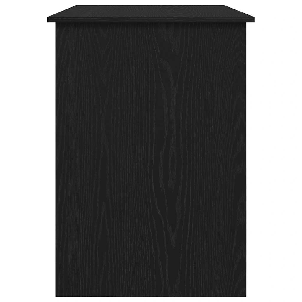 Scrivania Rovere Nero 100x55x75 Cm In Legno Multistrato - Image 6