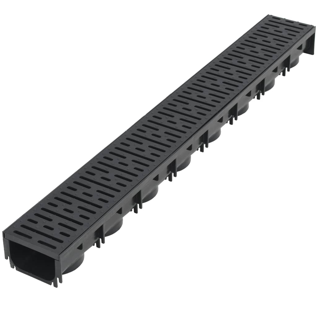 Canalette Di Drenaggio 12 Pz Plastica 12 M