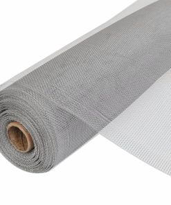 Zanzariera In Alluminio 100x1000 Cm Argento