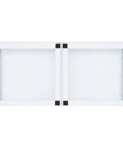 Piedistallo Per Lavatrice Doppia Con Ripiani Estraibili Bianco