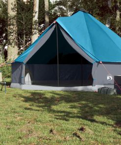 Tenda Familiare Tipi Per 8 Persone Blu Impermeabile