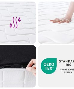 Materasso A Molle Insacchettate Medio Rigido 120x200 cm