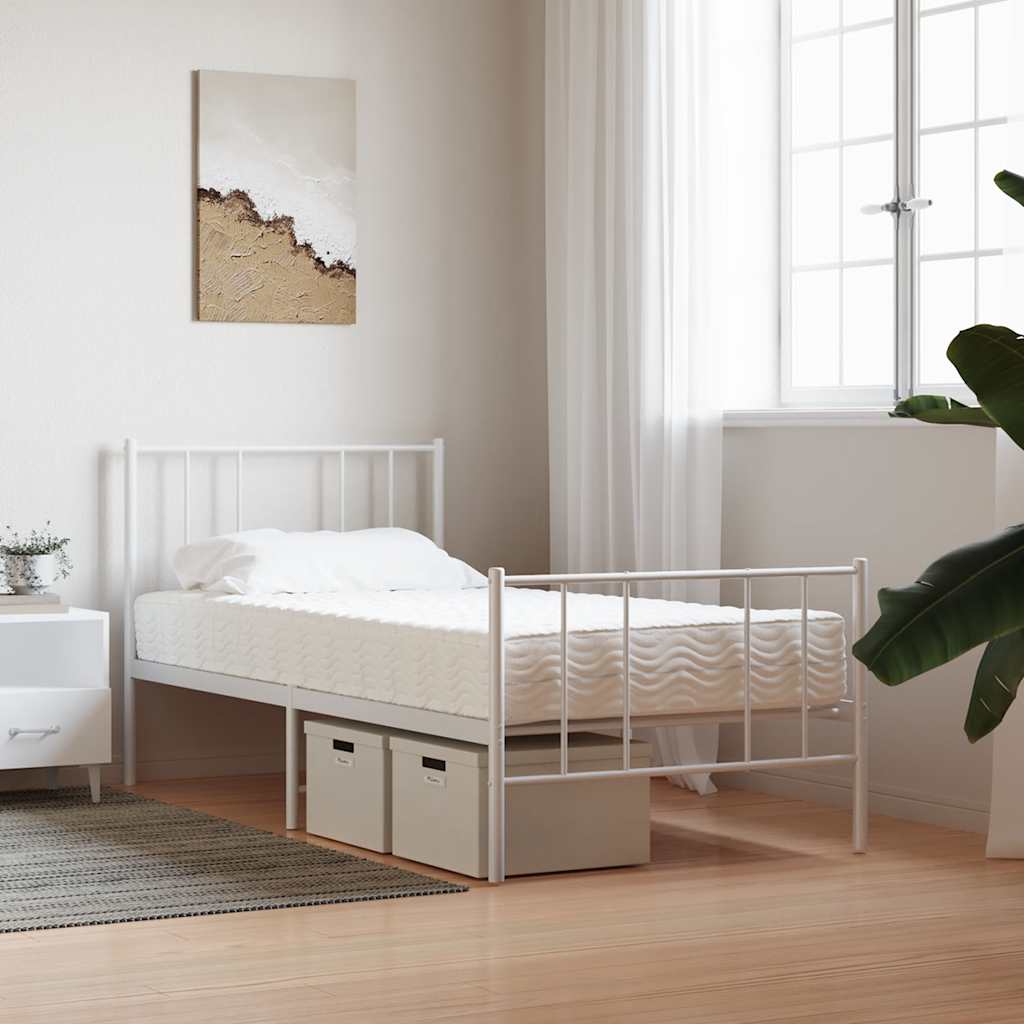 Materasso In Schiuma Per Bambini Bianco 80x160 Cm Durezza H2 h3 - Image 6