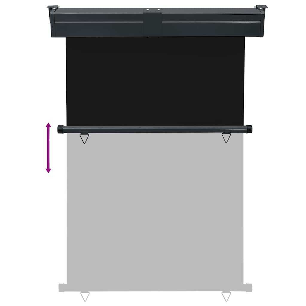 Tendalino Laterale Per Balcone 125x250 Cm Nero - Image 6