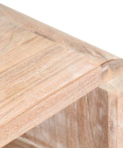 Comodino 40x30x60 Cm In Legno Massello Di Acacia