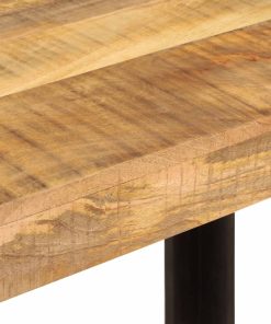 Tavolo Da Pranzo 120x60x76 Cm In Legno Massello Di Mango