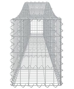 Cesti Gabbioni Ad Arco 5 Pz 400x30x40/60 Cm Ferro Zincato
