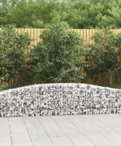 Cesti Gabbioni Ad Arco 6 Pz 400x30x40/60 Cm Ferro Zincato