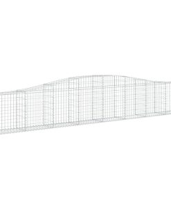 Cesti Gabbioni Ad Arco 6 Pz 400x30x60/80 Cm Ferro Zincato
