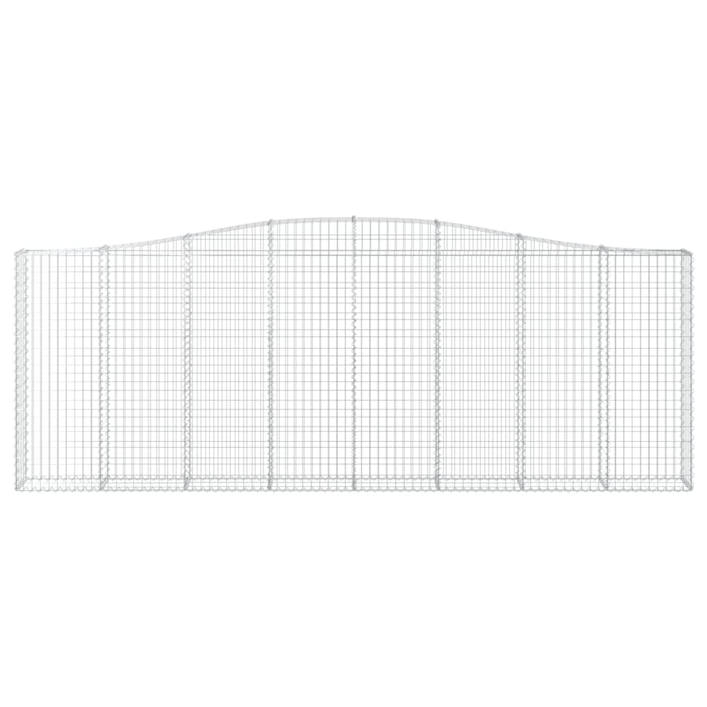 Cesti Gabbioni Ad Arco 3 Pz 400x30x140/160 Cm Ferro Zincato