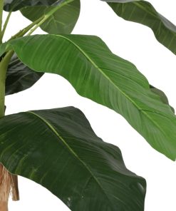 Albero Di Banano Artificiale 22 Foglie 200 Cm Verde