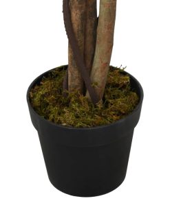 Albero Di Ficus Artificiale 378 Foglie 80 Cm Verde