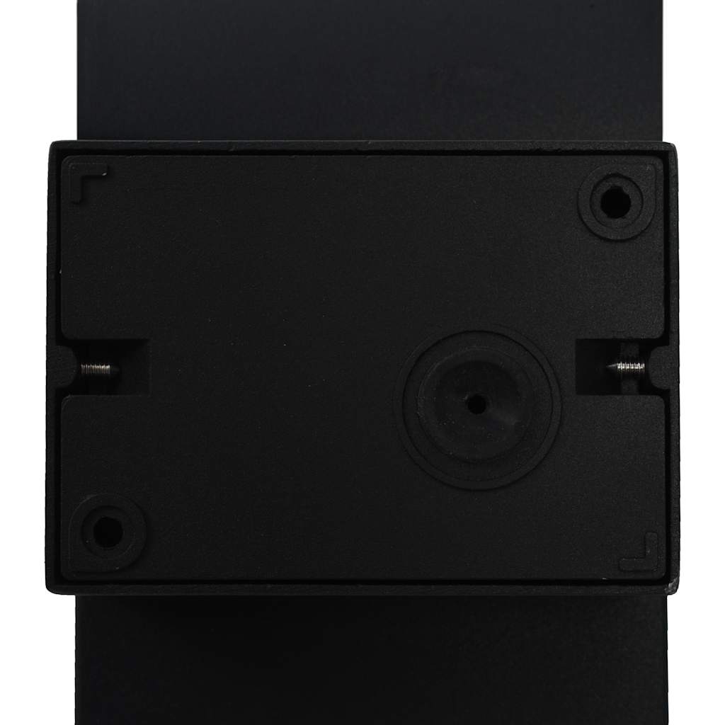 Lampada Da Parete Da Esterno A Led 9 W Nera Ovale