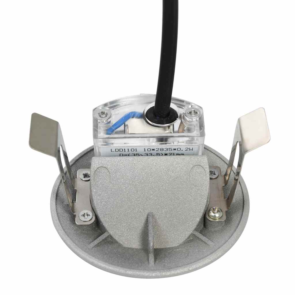 Lampade Da Parete Da Esterno A Led 6 Pz 2 W Argento Rotonde - Image 5