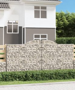 Cesti Gabbioni Ad Arco 8 Pz 300x50x140/160 Cm Ferro Zincato