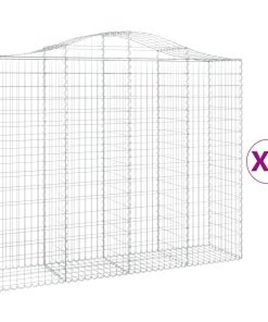 Cesti Gabbioni Ad Arco 5 Pz 200x50x160/180 Cm Ferro Zincato