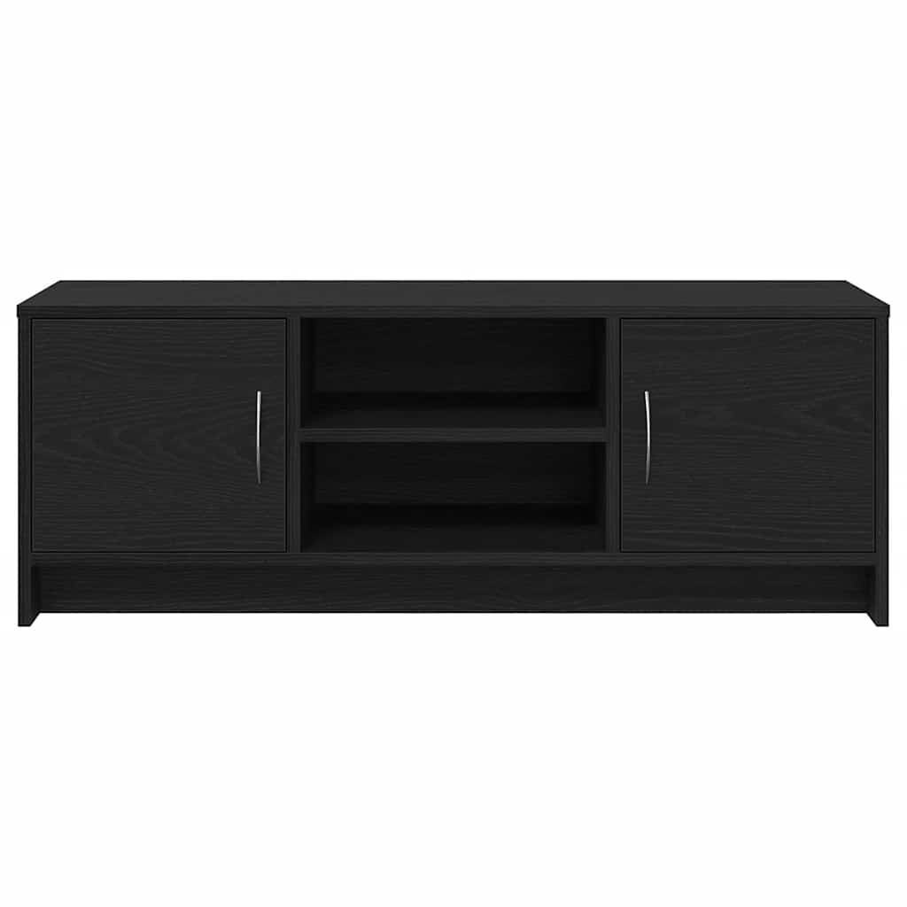 Mobile Porta Tv Rovere Nero 102x30x37,5 Cm Legno Multistrato - Image 6