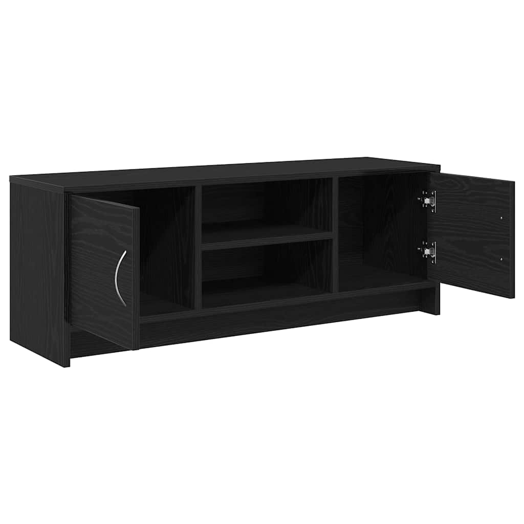 Mobile Porta Tv Rovere Nero 102x30x37,5 Cm Legno Multistrato - Image 4