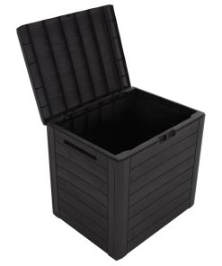 Baule Da Giardino Marrone 58,5x46x55 Cm In Polipropilene