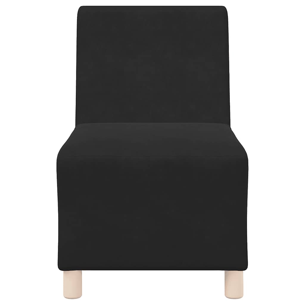 § Unità Di Divano Modulare Senza Braccioli § Nero 55 X 74 X 82 cm - Image 6