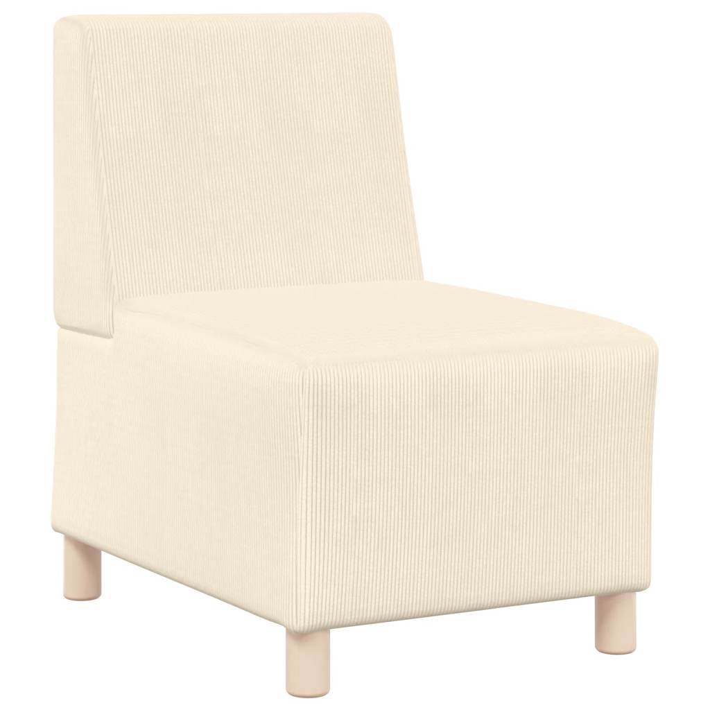 § Unità Di Divano Modulare Senza Braccioli § Crema 55 X 74 X 82 cm - Image 4