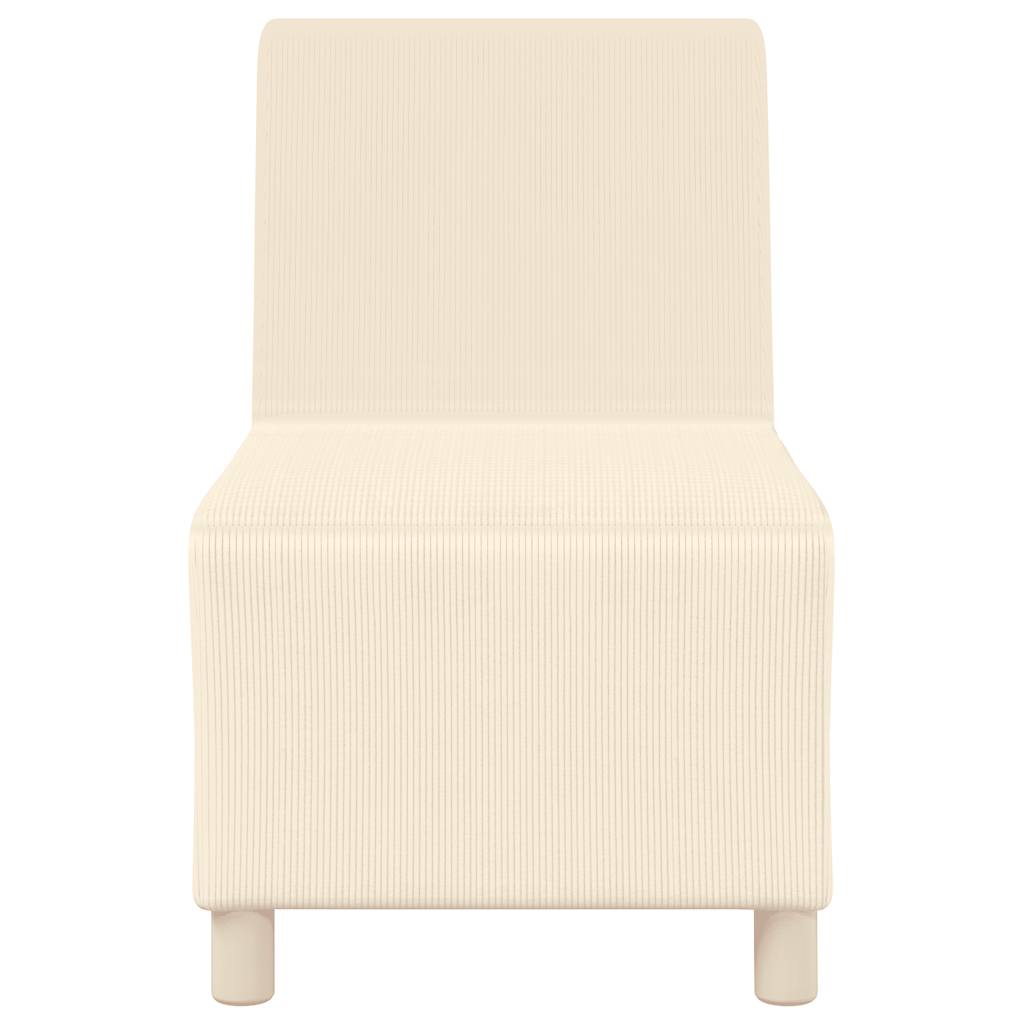 § Unità Di Divano Modulare Senza Braccioli § Crema 55 X 74 X 82 cm - Image 2