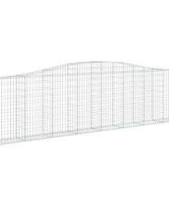 Cesti Gabbioni Ad Arco 20 Pz 400x30x100/120 Cm Ferro Zincato