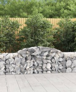 Cesti Gabbioni Ad Arco 20 Pz 300x50x60/80 Cm Ferro Zincato