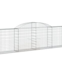 Cesti Gabbioni Ad Arco 12 Pz 300x30x80/100 Cm Ferro Zincato