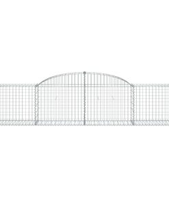 Cesti Gabbioni Ad Arco 17 Pz 300x50x60/80 Cm Ferro Zincato
