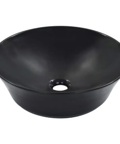Lavandino 41x12,5 Cm In Ceramica Nero