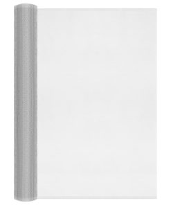 Zanzariera In Alluminio 60x2000 Cm Argento